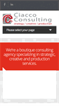 Mobile Screenshot of ciaccoconsulting.com
